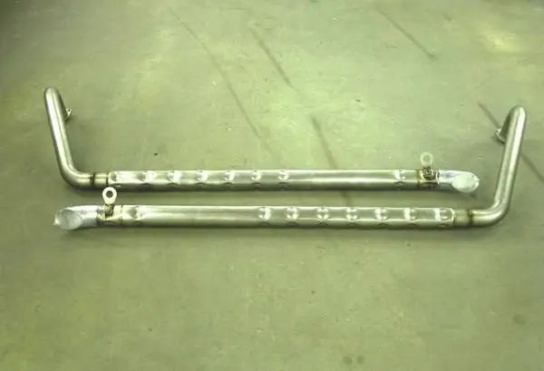 Authentic Chevrolet Corvette Stainless Works Side Exhaust Pipes - VSP320S