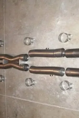 Must Have Chevrolet Corvette Stainless Works Exhaust Header - VC53HDR