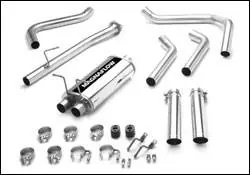 New Arrival Magnaflow Cat-Back Exhaust System with Dual Split Rear Exit Pipes - 15796