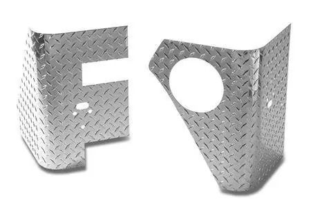 Jeep Wrangler Warrior Rear Corner Plate - With Holes Cheap