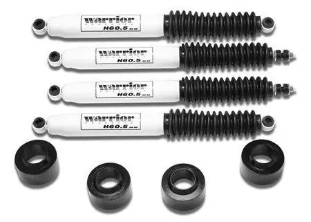 Jeep Wrangler Warrior Front Spacer Lift Kit with Shocks - 2 Inch - 30820 Instant Buy