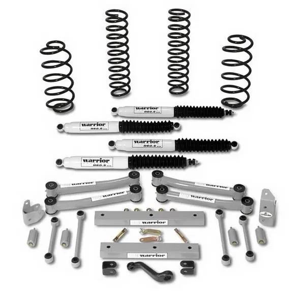 Weekend Sale Jeep Wrangler Warrior Front Economy Lift Kit - 4 Inch - 30841