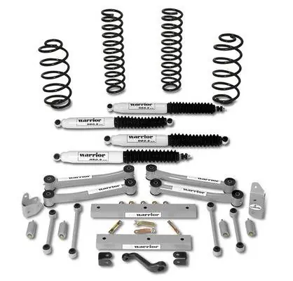 Jeep Wrangler Warrior Front Lift Kit - 4 Inch - 30740 Fast Shipping