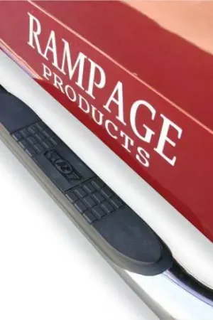 Chevrolet Colorado Rampage SRS Side Bars with Recessed Step - 2 Inch - Pair - Black Powder Coat - 1126 Money Back Guarantee