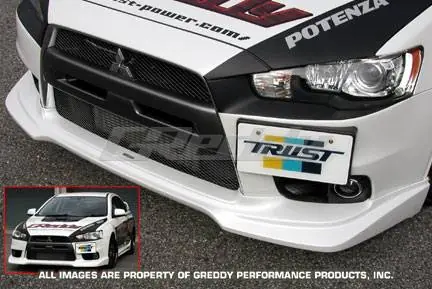 Mitsubishi Lancer Greddy Aero Front Lip - Urethane - 17030014 Secure Checkout