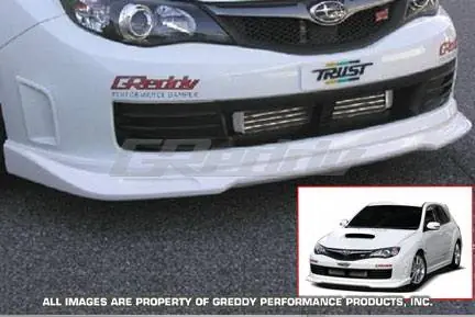 Subaru WRX Greddy Aero Front Lip - Urethane - 17060054 Must Have