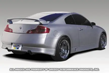 Infiniti G35 2DR Greddy Gracer Aero-Style Rear Under Spoiler Skirt - Fiber Reinforced Plastic - 17020201 Popular