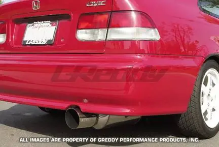 Secure Checkout Honda Civic 2DR & 4DR Greddy Evo II Stainless Steel Catback Exhaust System - 10156650