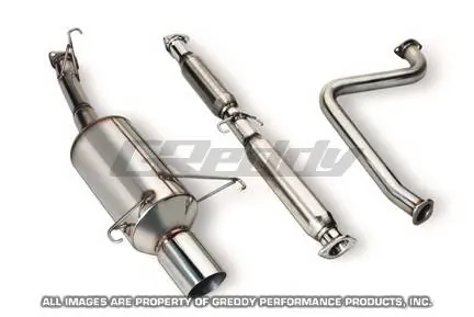 Honda Prelude Greddy Evo II Stainless Steel Catback Exhaust System - 10156680 Final Sale