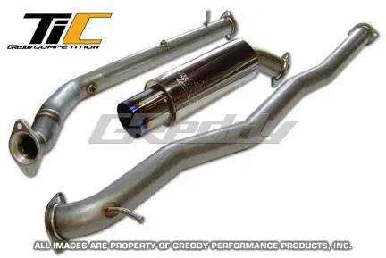 Mitsubishi Lancer Greddy Competition Ti-C Turbo-Back Exhaust System with Downpipe - 10138001 Exclusive