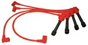 Price Drop Honda Civic TRQ V-Tec Yellow Ignition Wire Set with Red Plug Boots - WC295RD