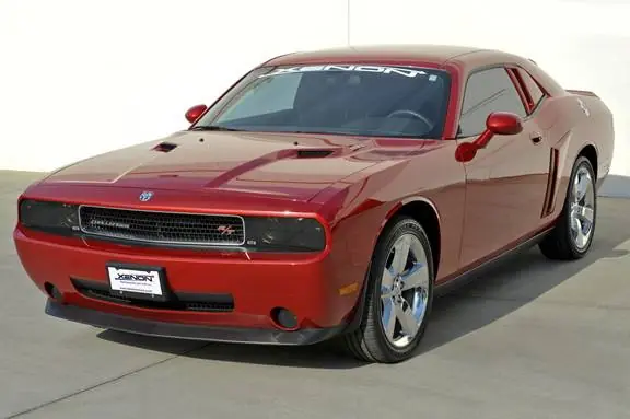 Super Sale Dodge Challenger Xenon Rear Body Scoop Kit - Right And Left with Black Vinyl Inserts - 12940