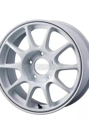 Luxury WedsSport TC-105X Gravel Rally Alloy Wheel White 15x6.5 ET40 4x100