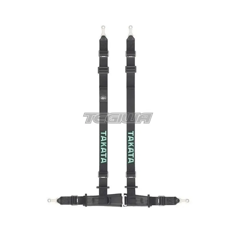 Modern Takata Drift II 4 Point Harness Black Bolt On Right