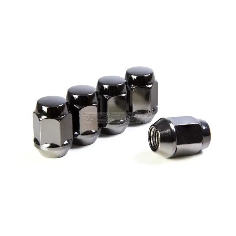 Grab Now Mugen Wheel Nuts M12 x 1.5 Black Chrome - Set of 5