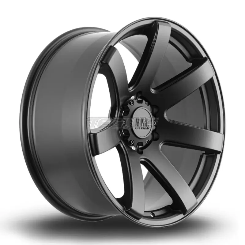 Alpha Offroad Gauntlet Alloy Wheel 18x9 ET15 6x114 Satin Black 66.1mm Trending
