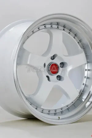 Autostar GT5R Alloy Wheel 19x10.5 ET22 5x114 White Polished Lip 73.1mm Exclusive