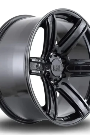 Price Cut Alpha Offroad Surge Alloy Wheel 20x9 ET10 6x139 Black 106.1mm CB