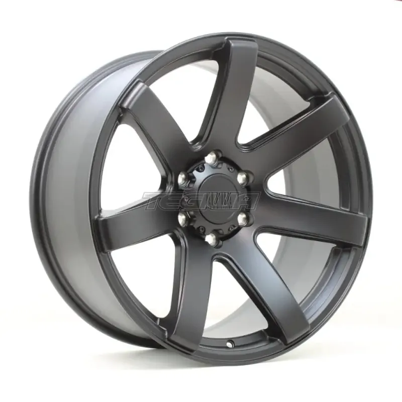 Alpha Offroad Gauntlet Alloy Wheel 20x9 ET30 6x114 Satin Black 66.1mm Modern