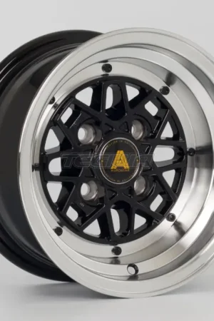 Autostar Korin Alloy Wheel 12x6 ET-9 4x101 Black Polished Lip 65.1mm C Limited Edition