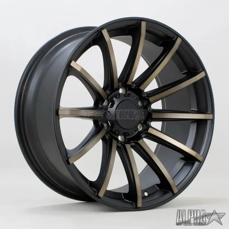 Alpha Offroad Machete Alloy Wheel 20x9 ET30 6x139 Satin Black Bronze S Cheap