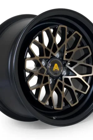 Autostar Geo Alloy Wheel 15x8 ET25 4x100 Black Bronze Face 67.1mm CB Shop Now