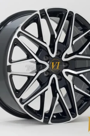 6Performance Loaded Alloy Wheel 20x8.5 ET50 5x160 Gloss Black Polished Viral