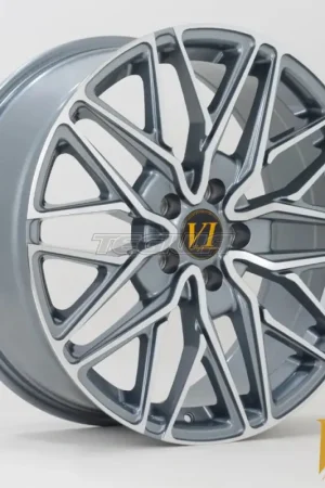 Clearance 6Performance Loaded Alloy Wheel 20x8.5 ET45 5x120 Gunmetal Polished Fa