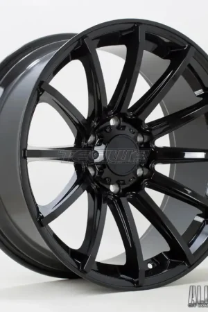 Alpha Offroad Machete Alloy Wheel 20x9 ET10 6x139 Black 106.1mm CB Professional Grade