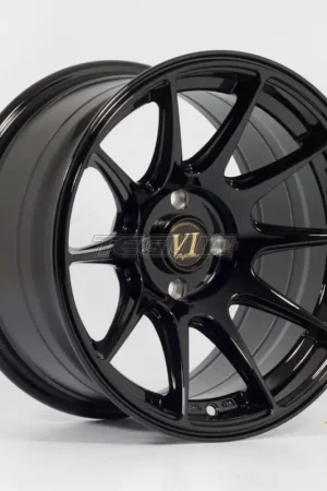 6Performance BDR Alloy Wheel 15x8.25 ET0 4x100 Black 67.1mm CB Sale