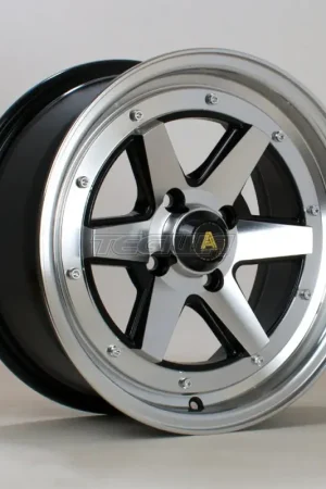 Autostar Magic Alloy Wheel 15x7 ET35 4x100 Gloss Black Polished Face 6 Buy Direct