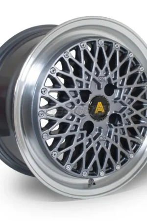 Autostar Minus Alloy Wheel 15x7.5 ET25 4x100 Gunmetal Polished Lip 67. Instant Buy