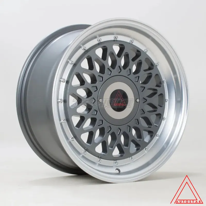Free Returns Autostar Silhouette Alloy Wheel 17x8 ET30 4x100,4x108 Gunmetal Polishe
