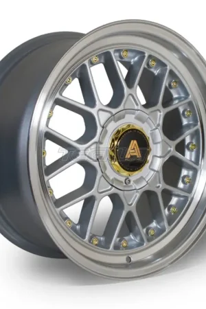 Same Day Shipping Autostar Sprint Alloy Wheel 17x8 ET30 4x100x4x98 Silver Polished Lip 6