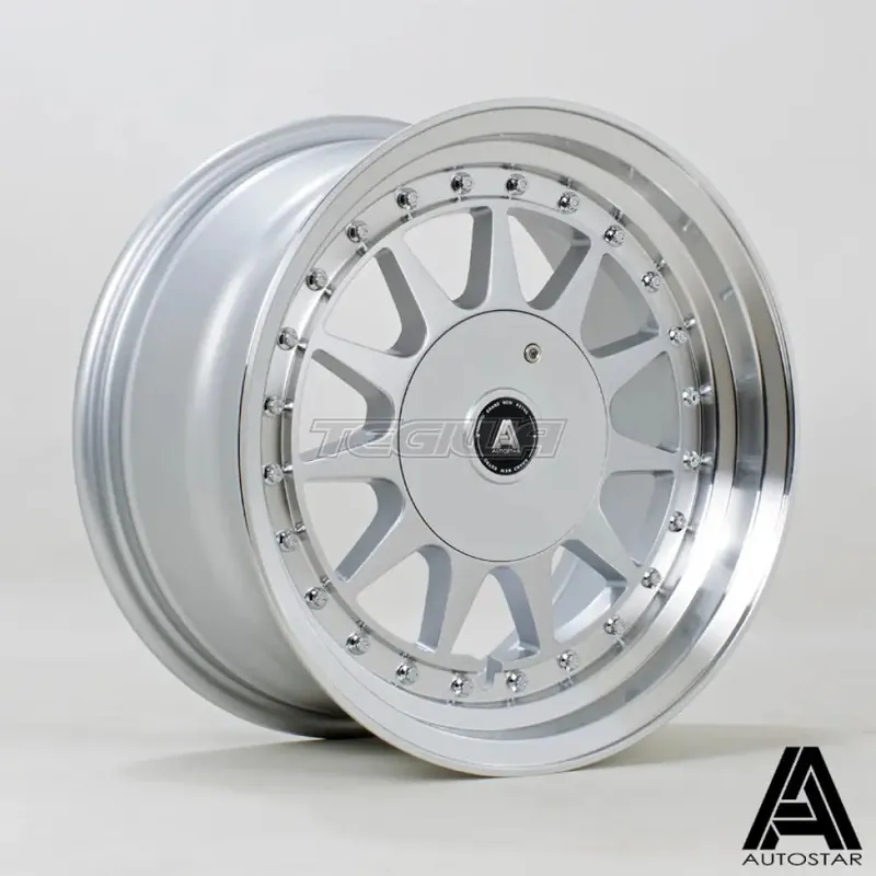 Autostar Raider Alloy Wheel 15x7.5 ET20 4x100,4x108 Silver Polished Li Limited Time