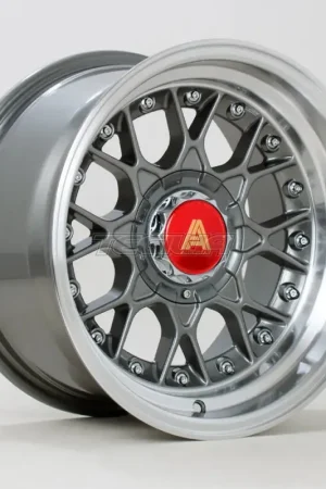 Express Delivery Autostar Sprint Alloy Wheel 15x8 ET0 4x100,4x114 Gunmetal Polished Lip