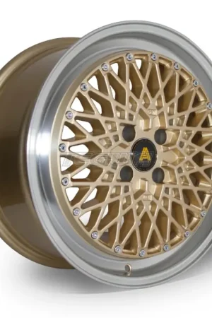Today Only Autostar Minus Alloy Wheel 17x8 ET35 5x112 Gold Polished Lip 73mm CB