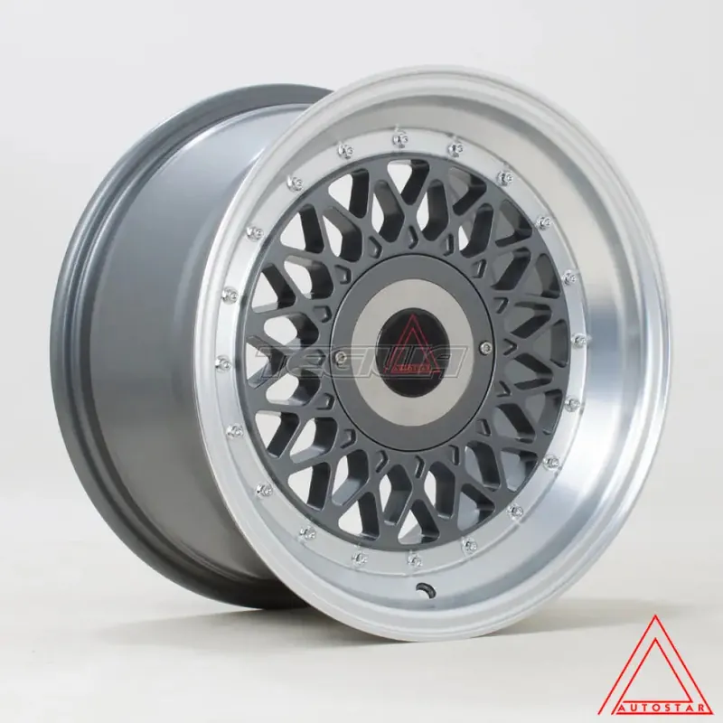 Best Choice Autostar Silhouette Alloy Wheel 15x8 ET25 4x100,4x108 Gunmetal Polishe