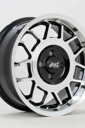 Worldwide Shipping RML Snowflake Alloy Wheel 16x8 ET30 5x100 Gloss Black Polished Face 57