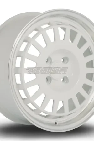 Mega Sale Rota EG6 Alloy Wheel 16x7 ET35 4x100 White Polished Lip 67.1mm CB