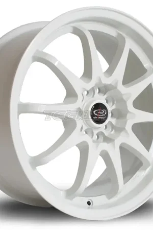 Direct From Factory Rota Fighter Alloy Wheel 17x8 ET48 5x100,5x114 White 73mm CB