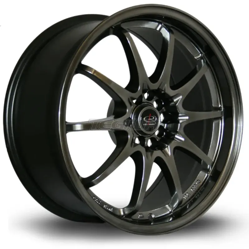 Wholesale Rota Fighter Alloy Wheel 18x8.5 ET30 5x100,5x114 Hyper Black 73mm CB
