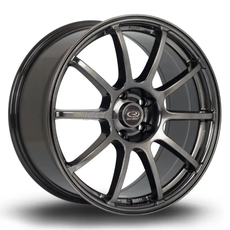 Direct From Manufacturer Rota Force Alloy Wheel 18x8.5 ET42 5x108 Hyper Black 73mm CB