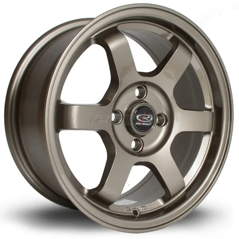 Rota Grid Alloy Wheel 15x7 ET40 4x100 Bronze 67.1mm CB Grab Now