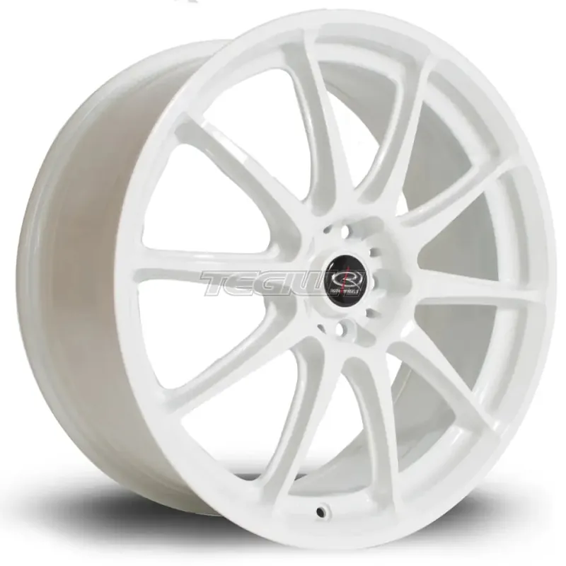 Budget Rota Gra Alloy Wheel 18x7.5 ET48 5x100 White 73mm CB
