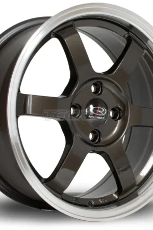 Rota Grid Alloy Wheel 16x7 ET40 4x100 Gunmetal Polished Lip 67.1mm CB Brand New