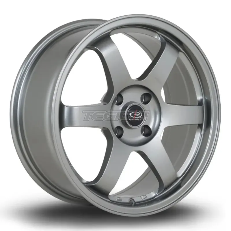 Rota Grid Alloy Wheel 17x8 ET35 4x100 Steelgrey 73mm CB Fast Shipping