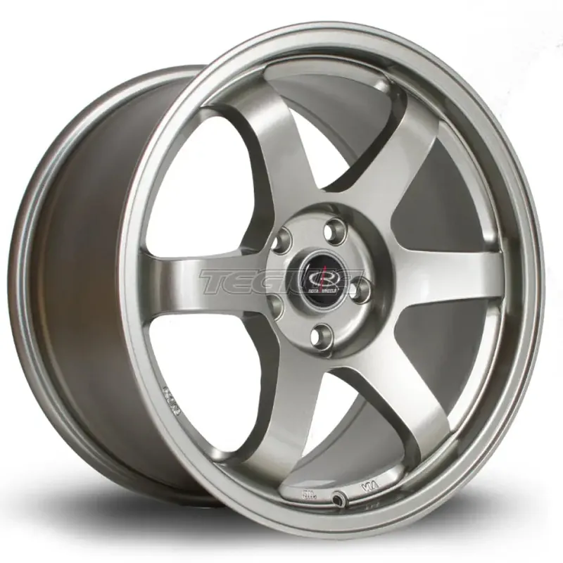 Rota Grid Alloy Wheel 17x9 ET42 5x108 Steelgrey 73mm CB Latest