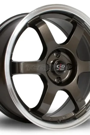Rota Grid Alloy Wheel 17x7.5 ET45 4x100 Gunmetal Polished Lip 67.1mm C Discount