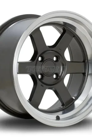 Rota Grid-V Alloy Wheel 15x9 ET0 4x100 Gunmetal Polished Lip 67.1mm CB Clearance